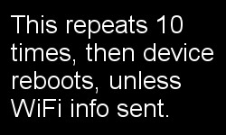 OLED screen prompts you to enter the wifi credentials into form, then submit OLED screen prompts you to enter the wifi credentials into form, then submit